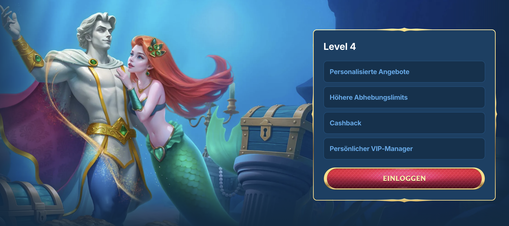 AquaWin Casino Deutschland VIP-Level 4